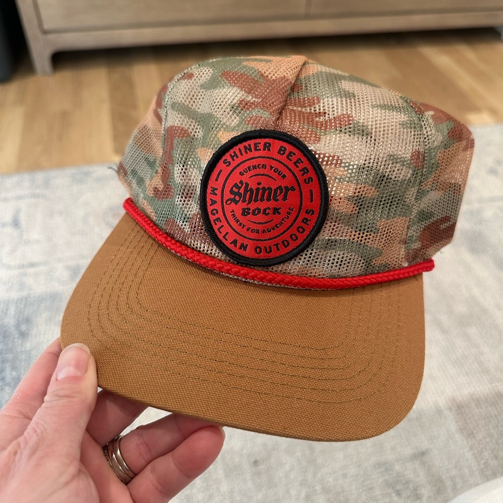 Magellan Outdoors Brown and Black Trucker Hat